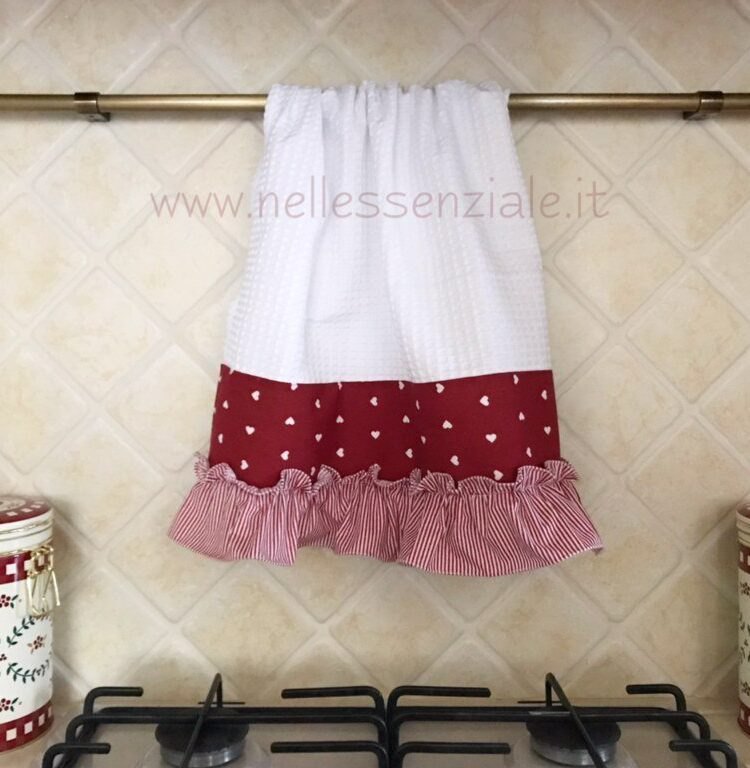 Come fare uno strofinaccio con balza