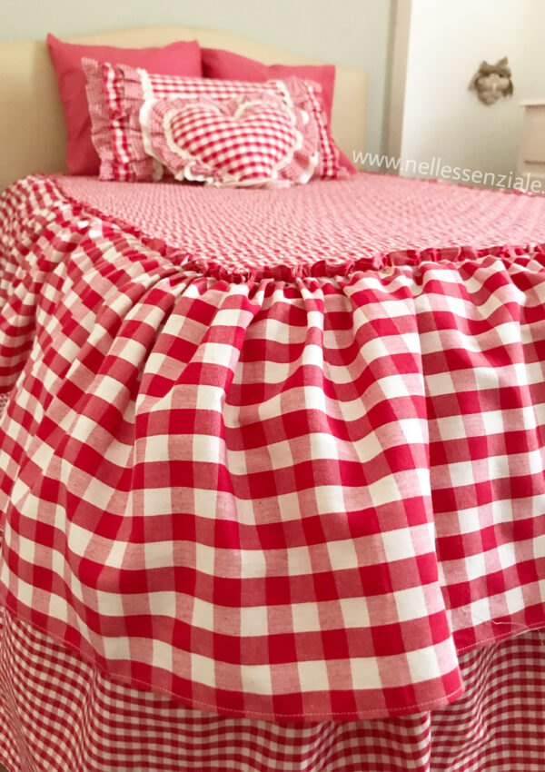 Una camera da letto in stile country chic
